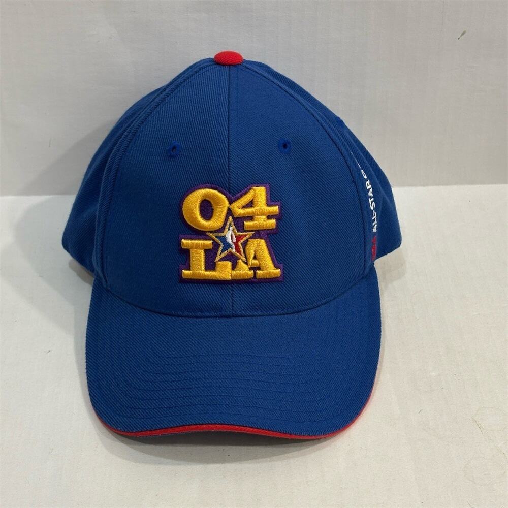 Reebok NBA All-Star Game 2004 Los Angeles 04 LA Hat Cap Blue One Size